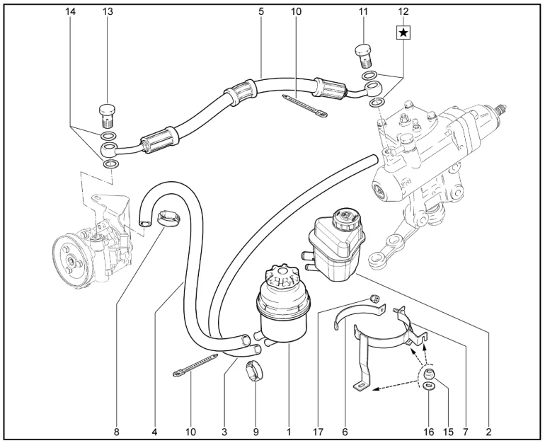 Система гидроусилителя рулевого управления (BAS)
