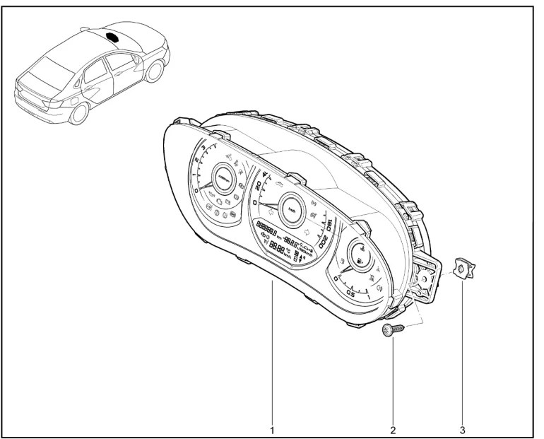 Комбинация приборов