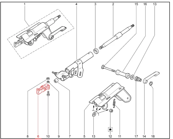 Шарнир карданный в сборе для Lada Granta, Kalina, Priora, Niva