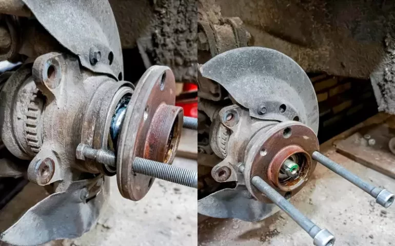 Простой способ снять передние ступицы на автомобилях LADA