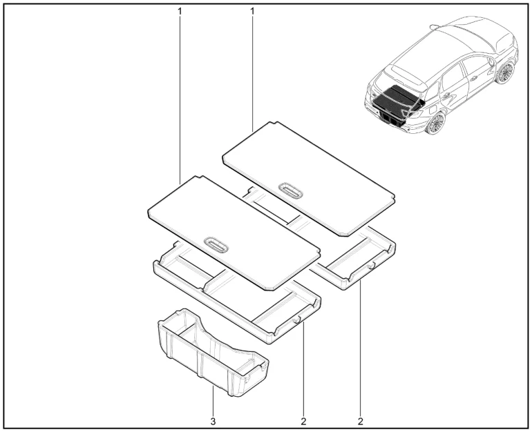 Панель фальшпола, органайзеры