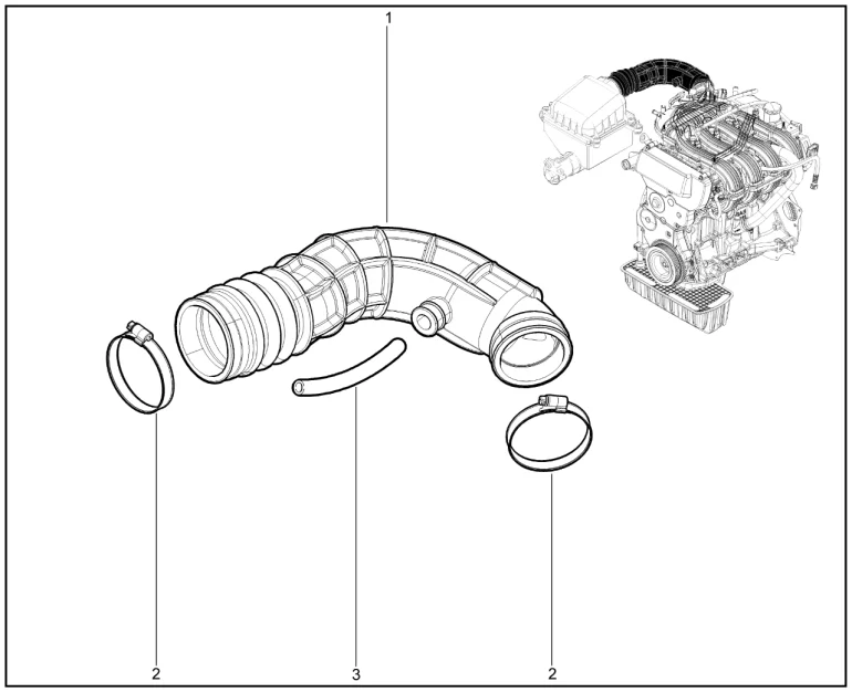 Шланг впускной трубы (Sport)