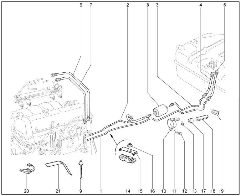 Трубки топливной системы (2131)