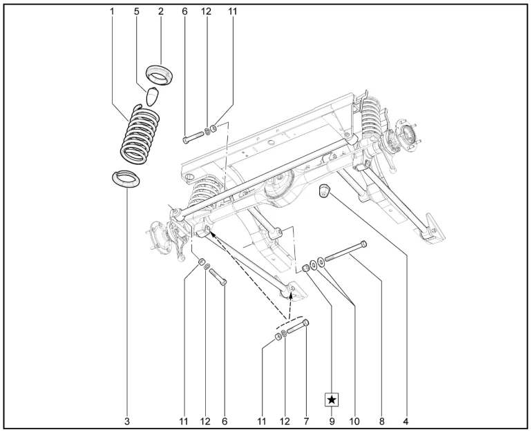 Подвеска задняя