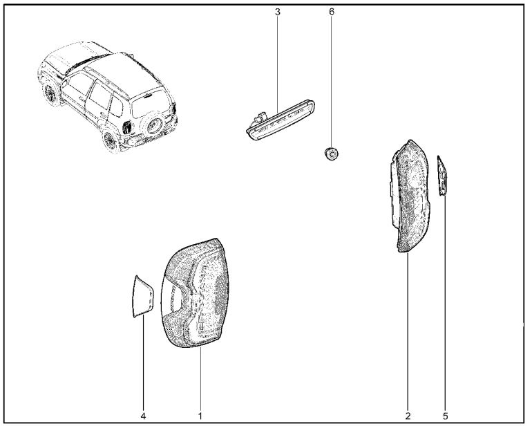 Фонари задние (до 12.2020)