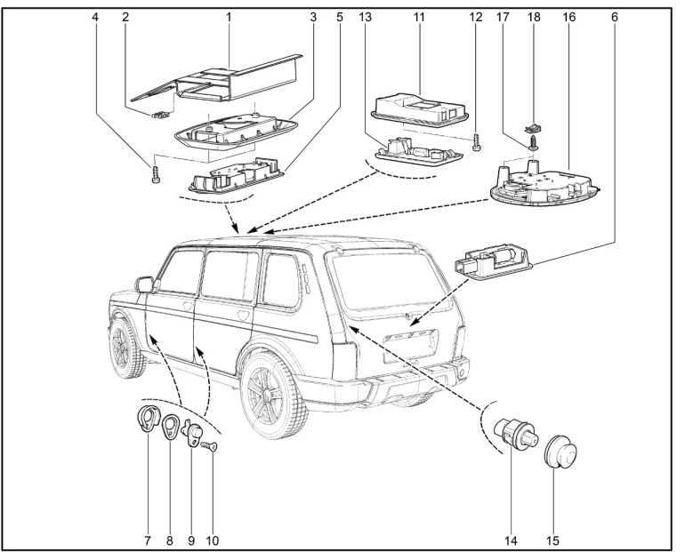 Плафоны освещения (2131)