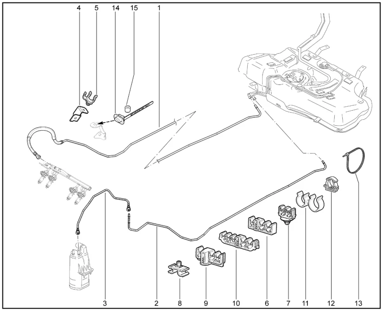Трубки топливной системы (Р3М)