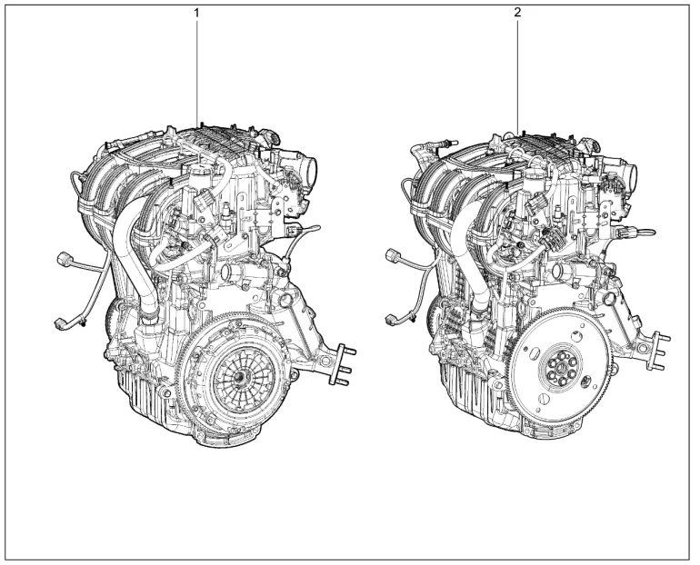 Двигатель в сборе (P4P)