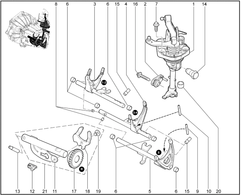Механизм выбора передач