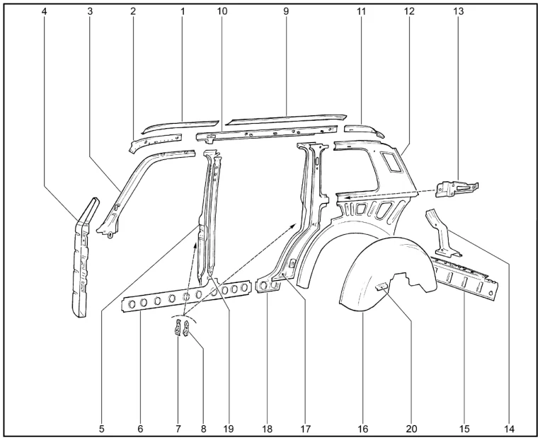 Элементы кузова внутренние (2131)