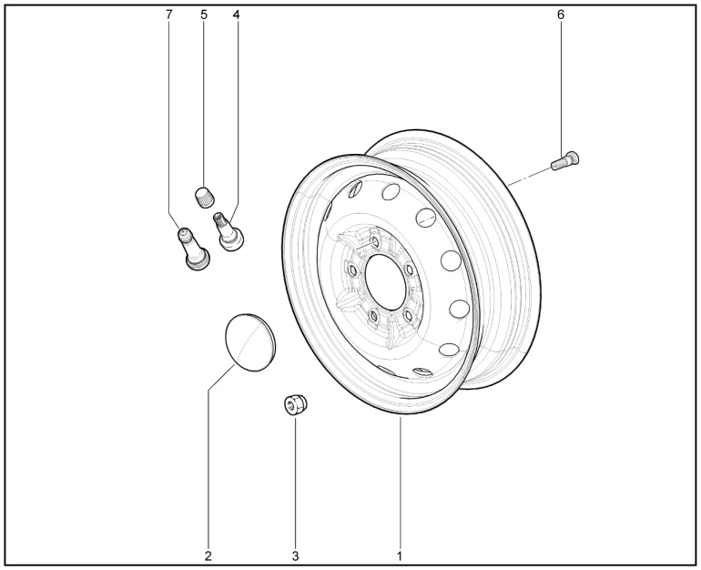 Диск колеса (штампосварной)