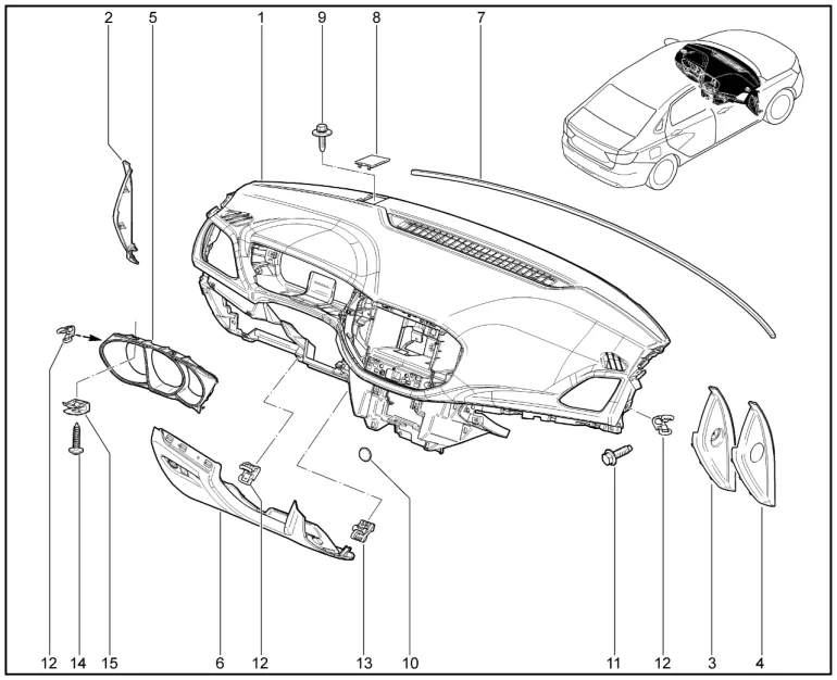 Панель приборов