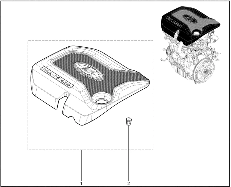 Экран двигателя (P4M,P4P)(до 2020г)