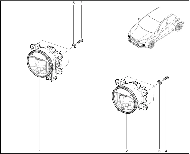 Фары противотуманные (FL)