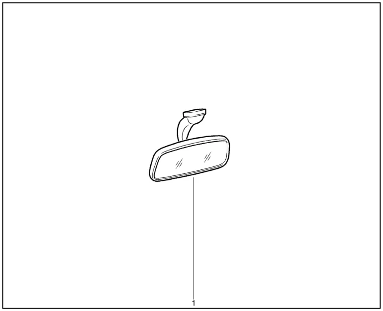 Зеркало заднего вида внутреннее