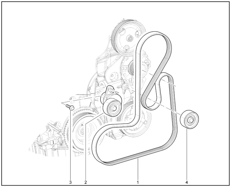 Ремень привода вспомогательных агрегатов (Sport)