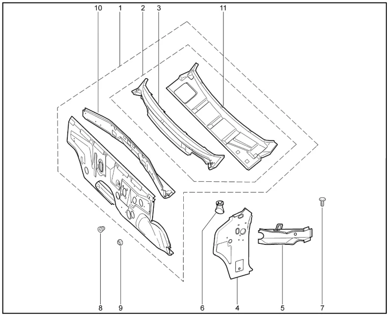 Щиток передка