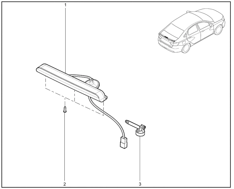 Дополнительный стоп-сигнал (SPORT)