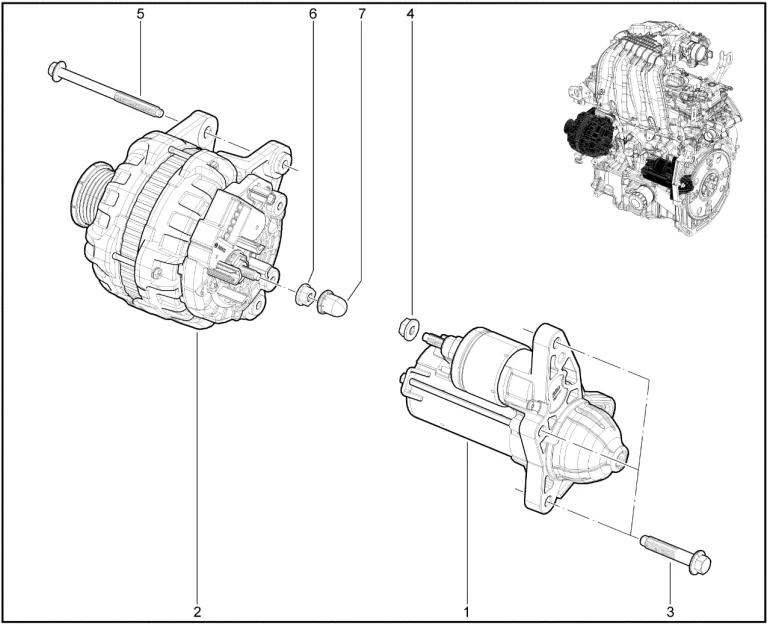 Генератор, стартер (Н4М)