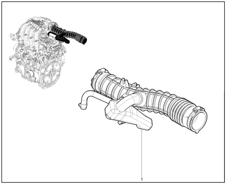 Шланг впускной трубы (Н4М)