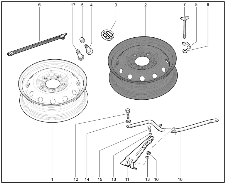 Запасное колесо