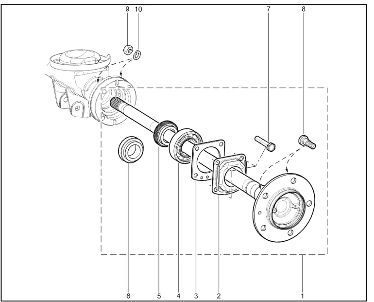 Полуоси заднего моста