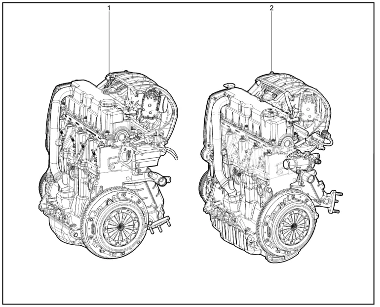 Двигатель в сборе (P3M-11182)(8 кл.)