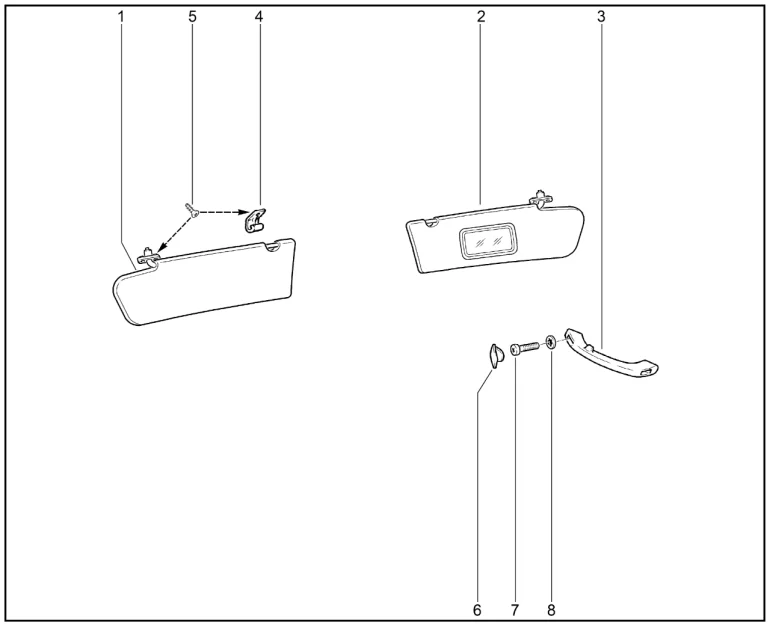 Козырьки, поручни
