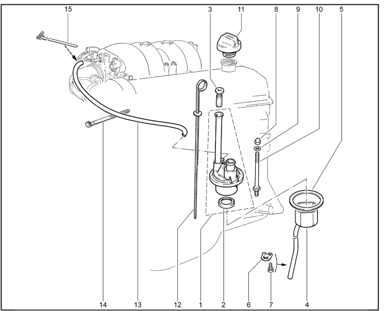 Вентиляция картера (дв.1,7л. - P3N)(XGM)(до 12.10.2015)