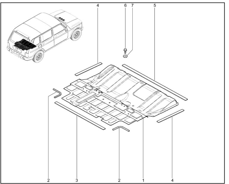 Крышка бака топливного (2131)