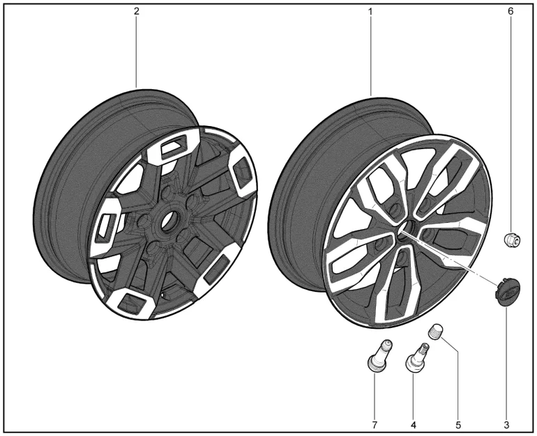 Диск колеса (литой) 16" (Sport)