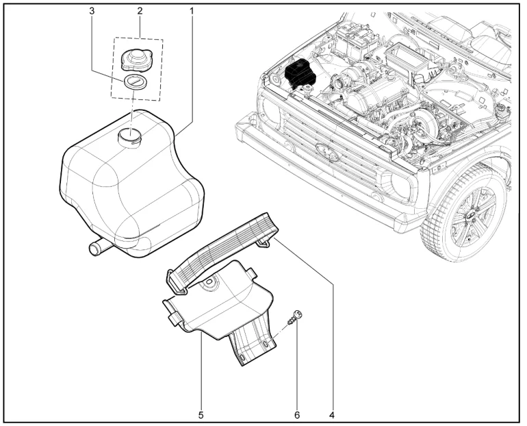 Бачок расширительный