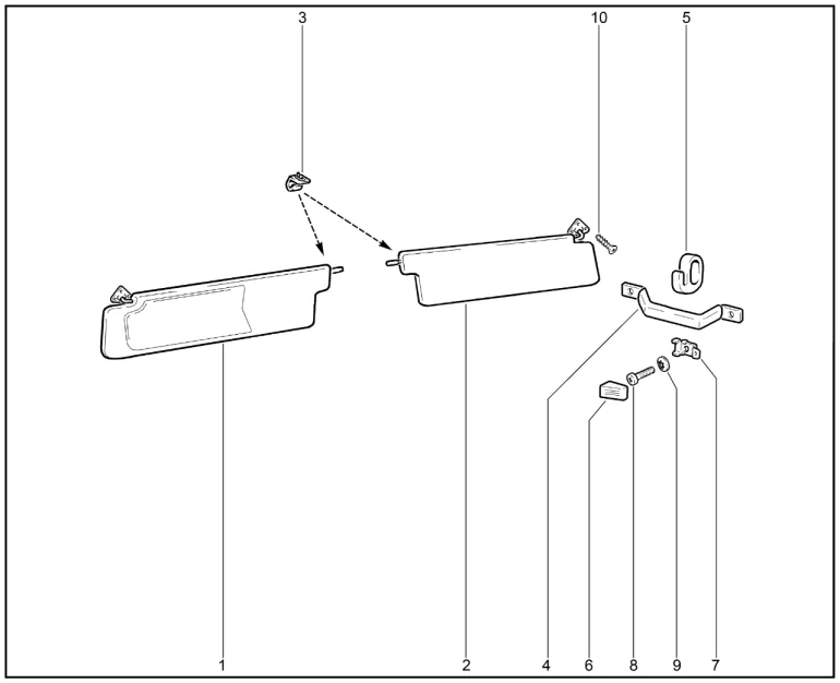 Козырьки, поручни (М6.1)