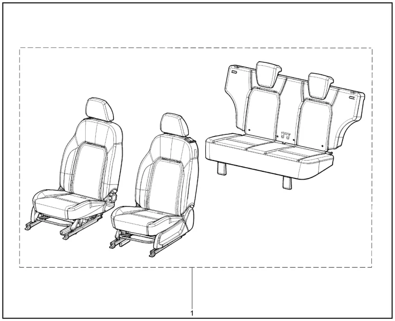 Комплект сидений (21214)