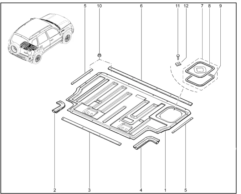 Крышка бака топливного