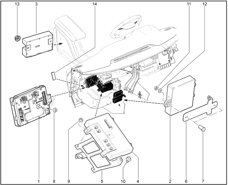 Блок управления кузовной электроники