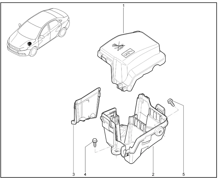 Крышки монтажного блока