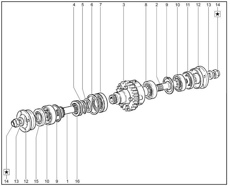 Валы и дифференциал