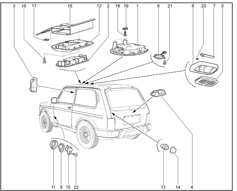 Плафоны освещения (21214)