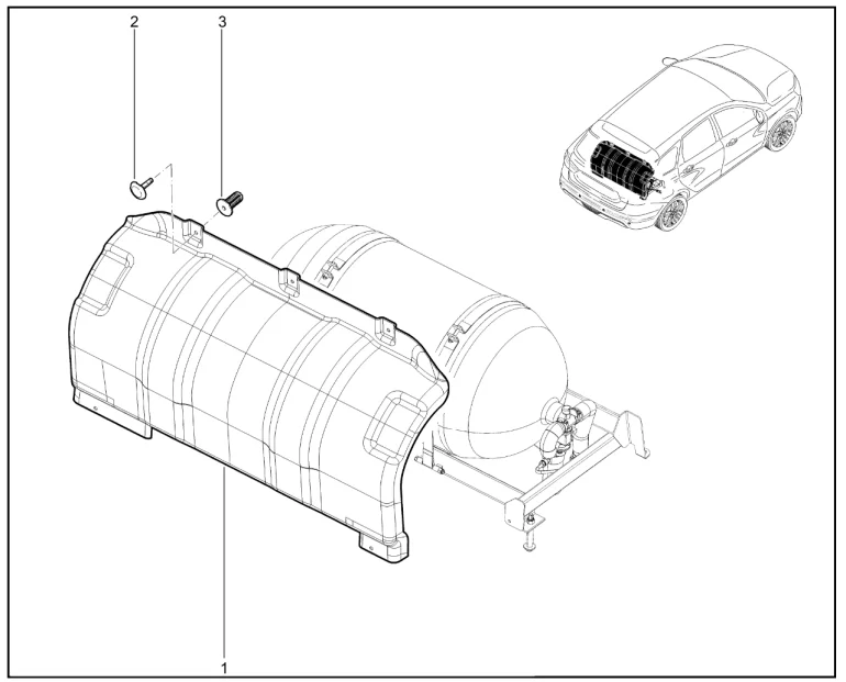 Кожух баллона газового (ГБО)