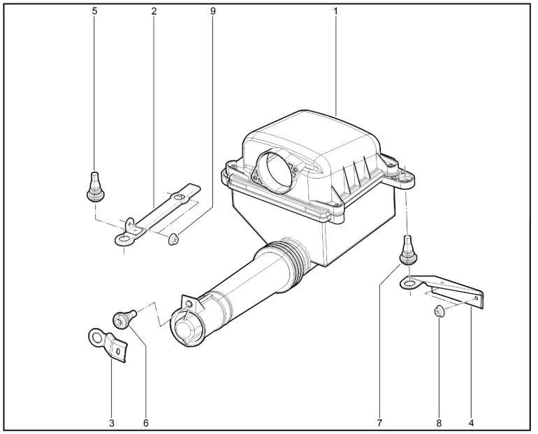 Фильтр воздушный в сборе