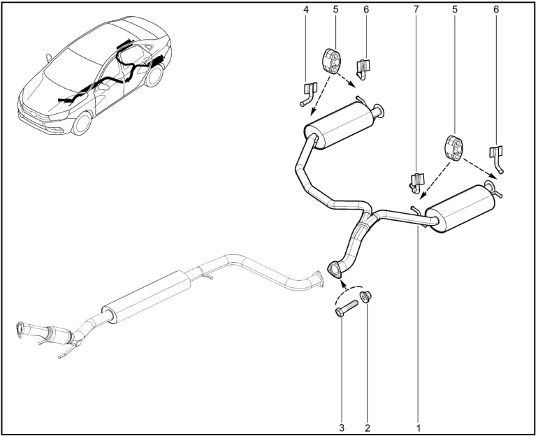 Глушитель основной (SPORT)