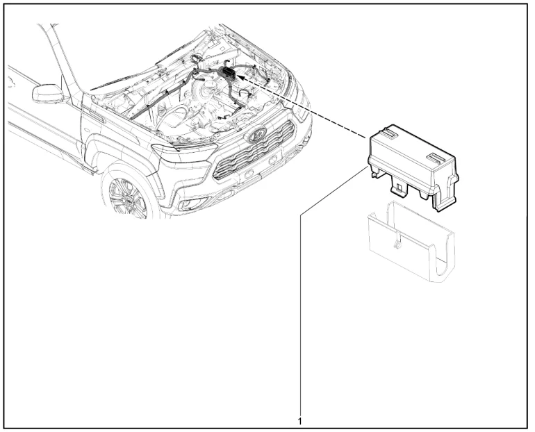 Крышка монтажного блока