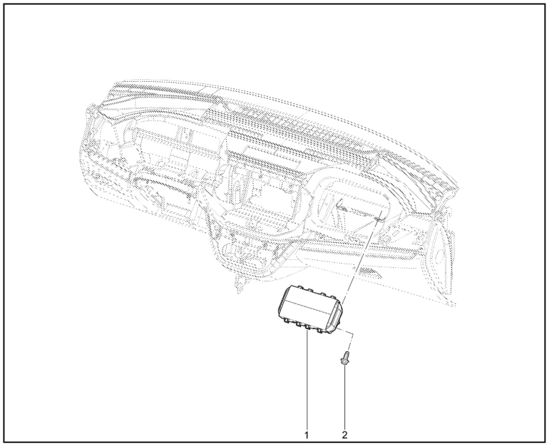 Подушка безопасности переднего пассажира