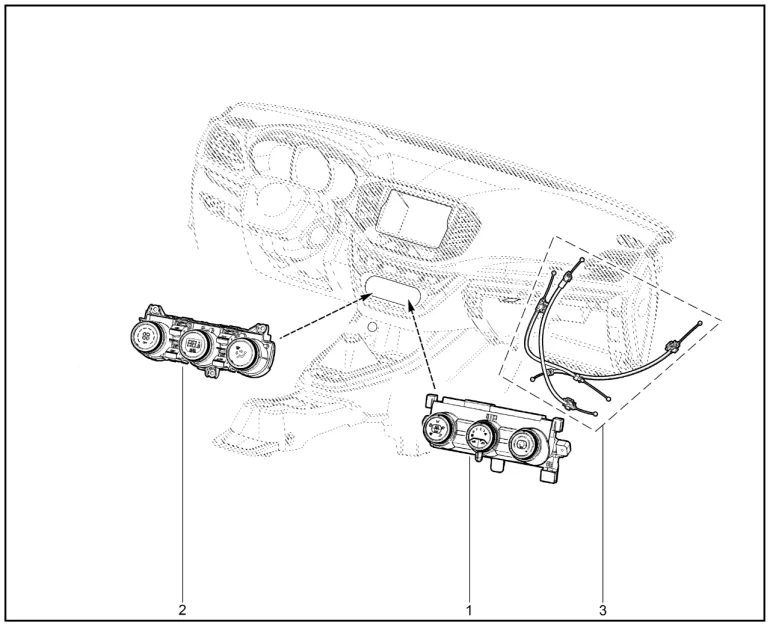 Панель управления отопителем (FL)