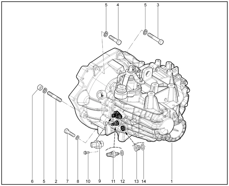 Коробка передач (механич. 6 ст.)