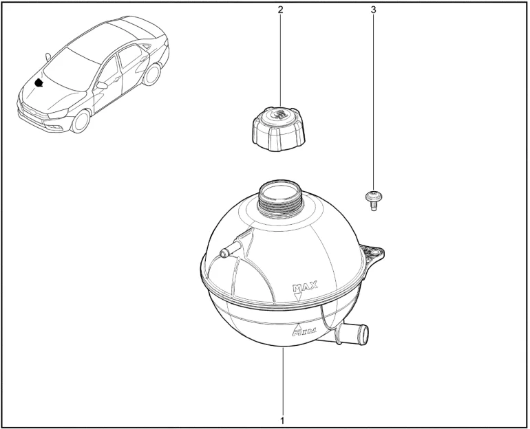 Бачок расширительный (P3M,P4M,P4P)