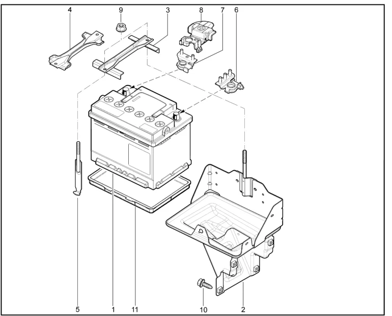 Батарея аккумуляторная