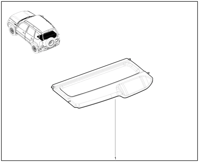 Полка багажника