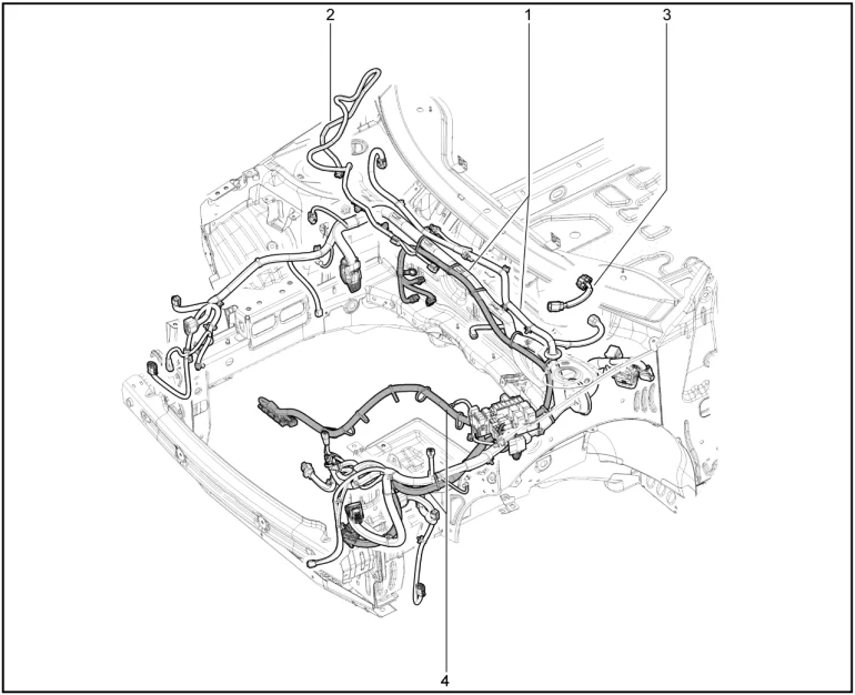 Жгуты проводов подкапотные